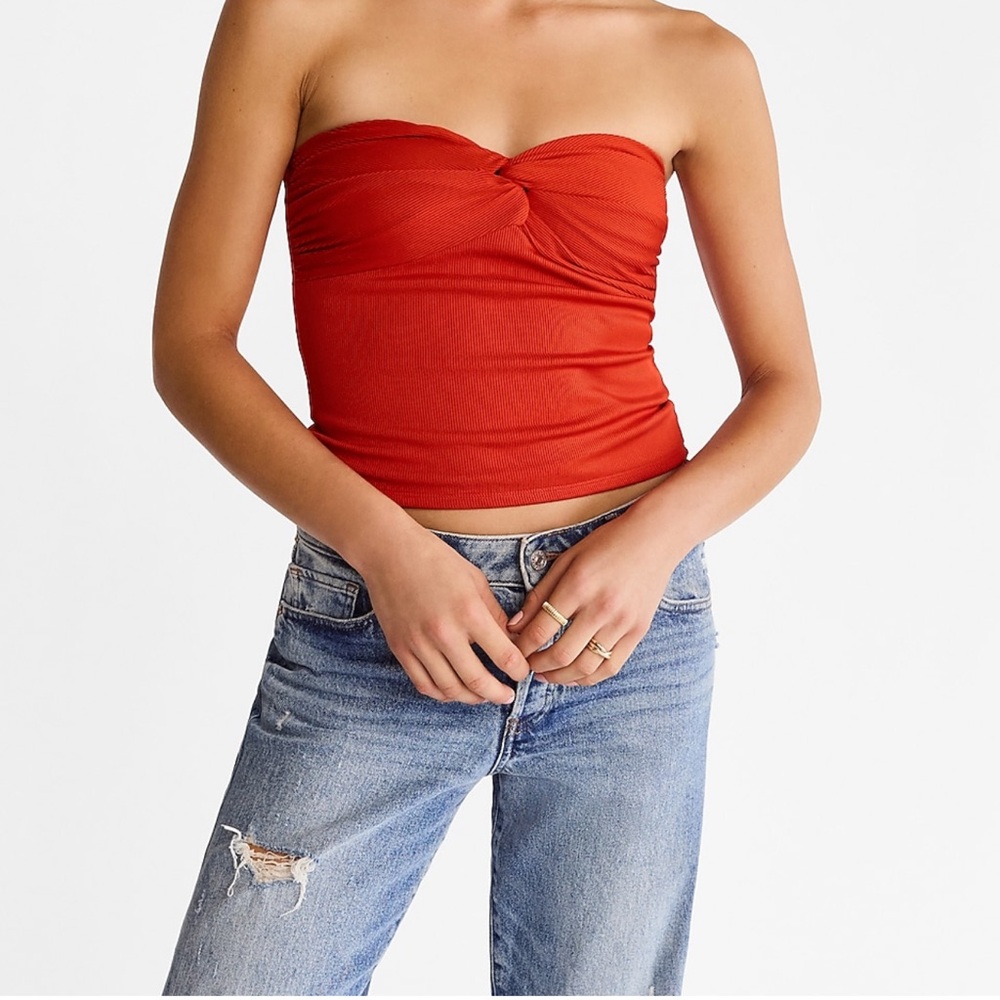 Express Body Contour Strapless Top